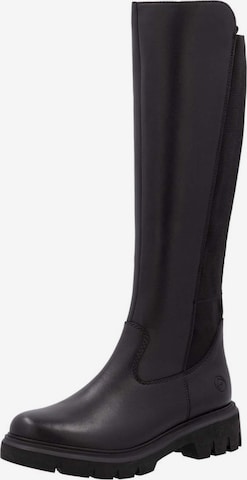 Bottes 'D1W77' REMONTE en noir : devant