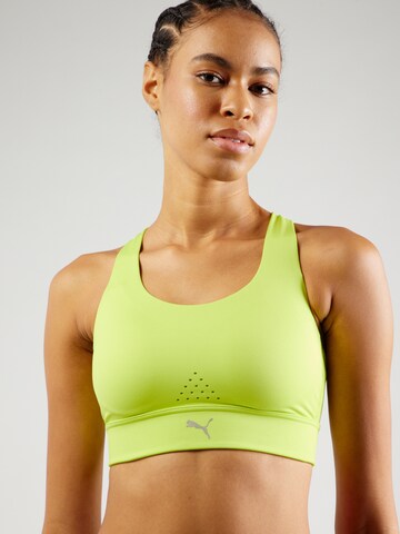 PUMA Bustier Sportmelltartók 'PWRbreathe' - zöld