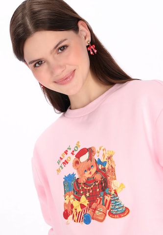 Sweat-shirt 'Pop' MYMO en rose