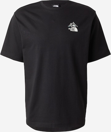 THE NORTH FACE Μπλουζάκι 'HKE BACKPACK' σε μαύρο: μπροστά