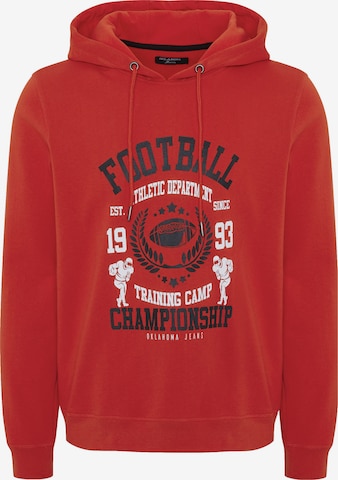 Oklahoma Jeans Sweatshirt in Red: front