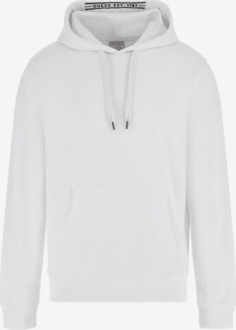 GUESS Sweatshirt 'Christian' in Wit: voorkant