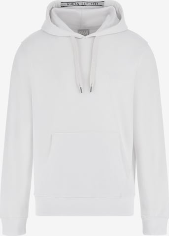 GUESS Sweatshirt 'Christian' in Wit: voorkant