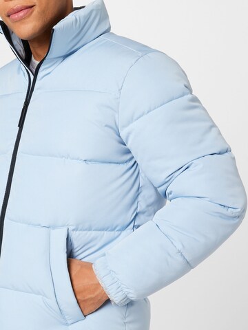 HOLLISTER Winter Jacket in Blue