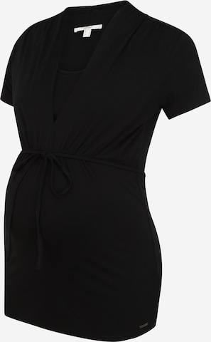 Esprit Maternity Shirt in Black: front