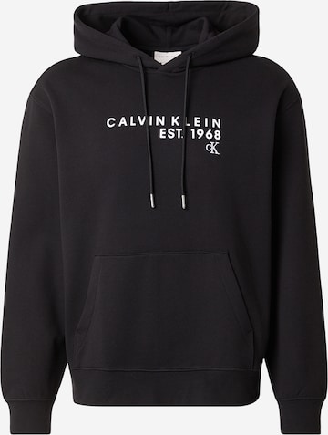 Calvin Klein Jeans Collegepaita värissä musta: etupuoli