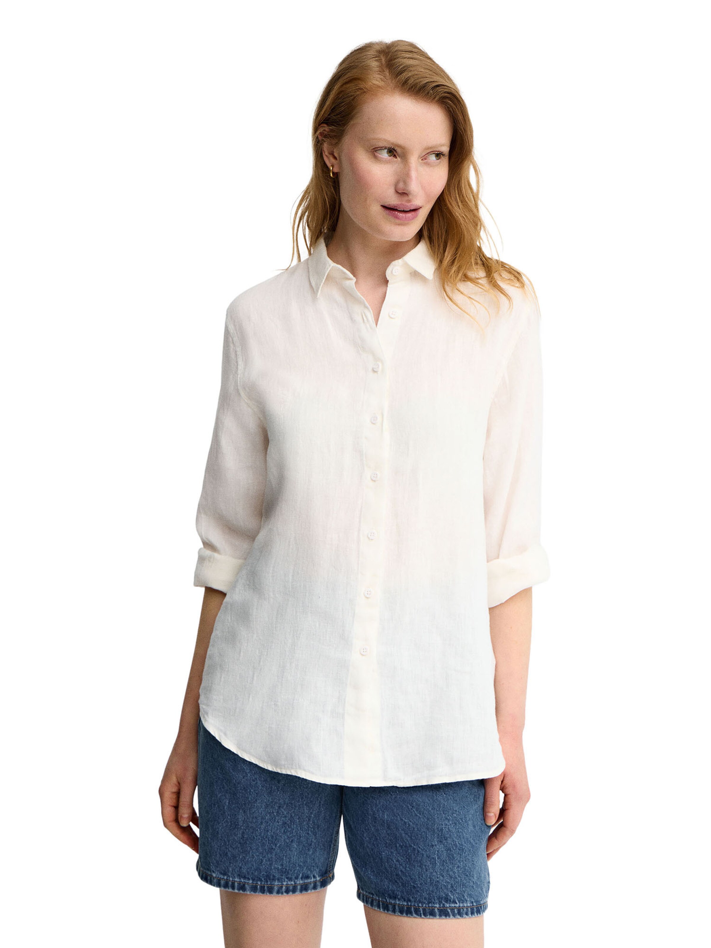 Polo Club Blouse in White: front