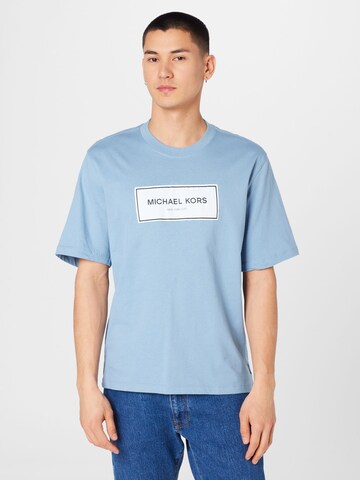 T-Shirt Michael Kors en bleu : devant