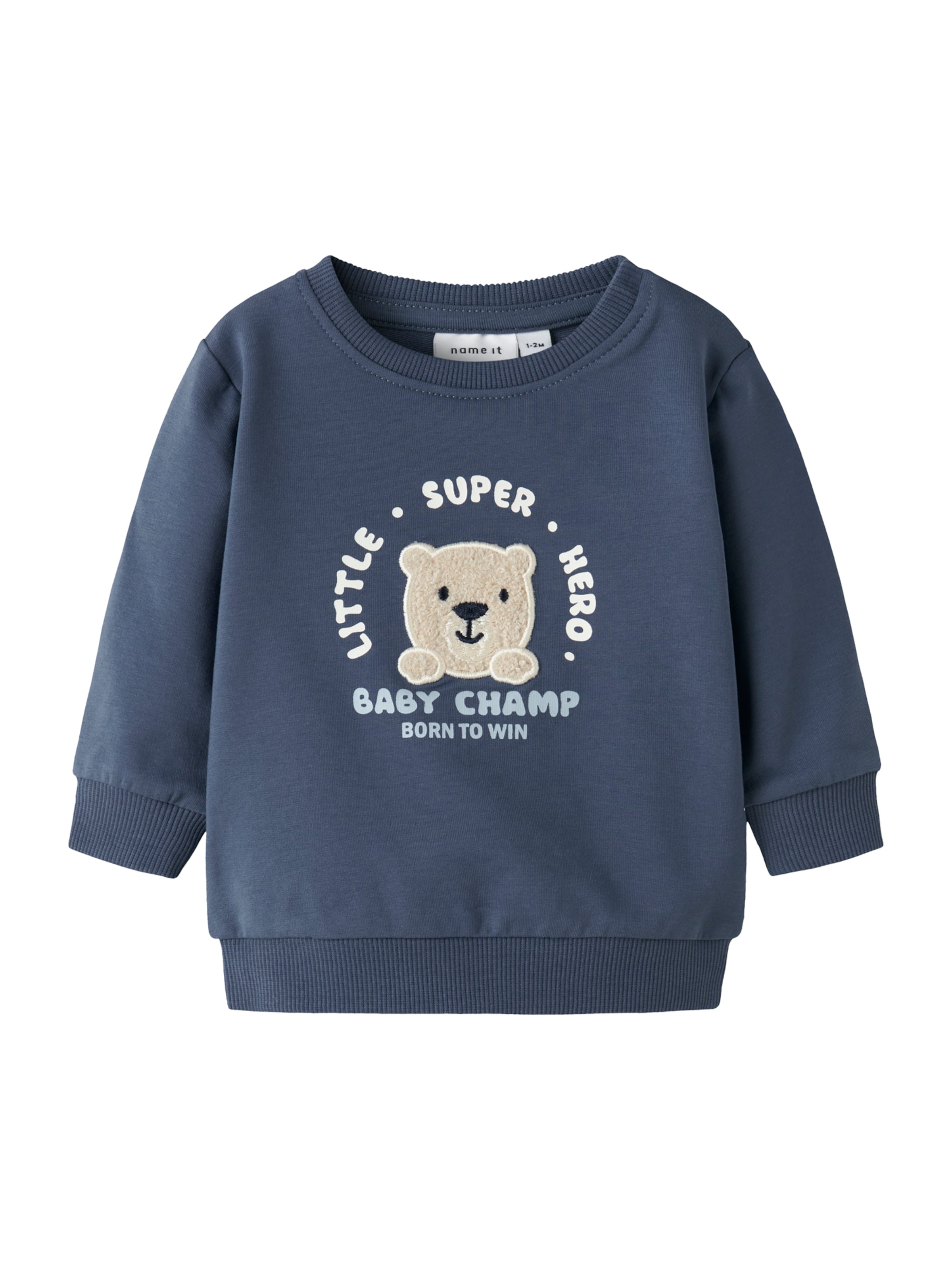 NAME IT Majica 'NBMDETROIT' | modra barva: sprednja stran