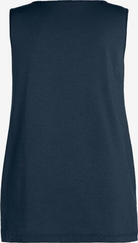 Ulla Popken Top  (GOTS) in Blau