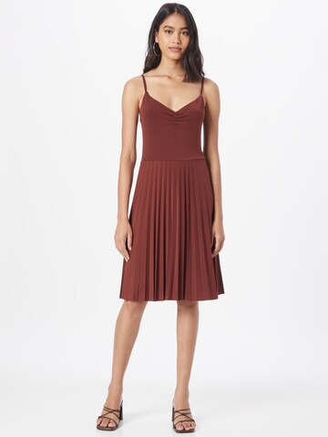 ABOUT YOU Dress 'Senta' in Brown: front