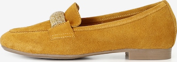 CAFè NOIR Mocassins in Geel: voorkant