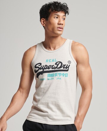 T-Shirt Superdry en blanc : devant