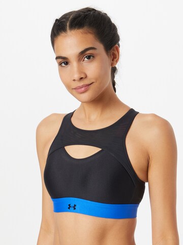 UNDER ARMOUR Bustier Sport-BH 'Infinity' in Schwarz: predná strana