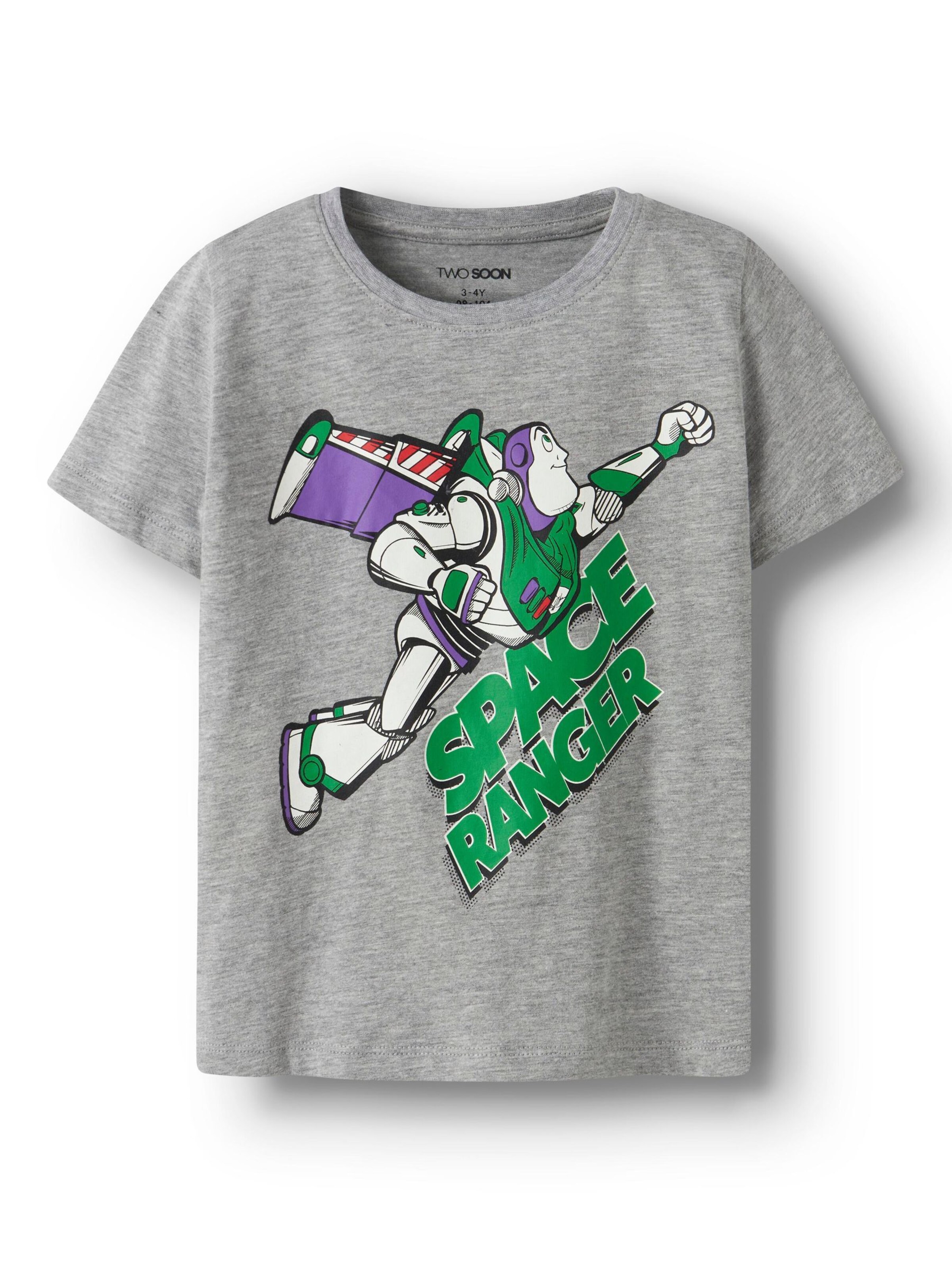 TWO SOON Koszulka 'Toy Story' w kolorze szary