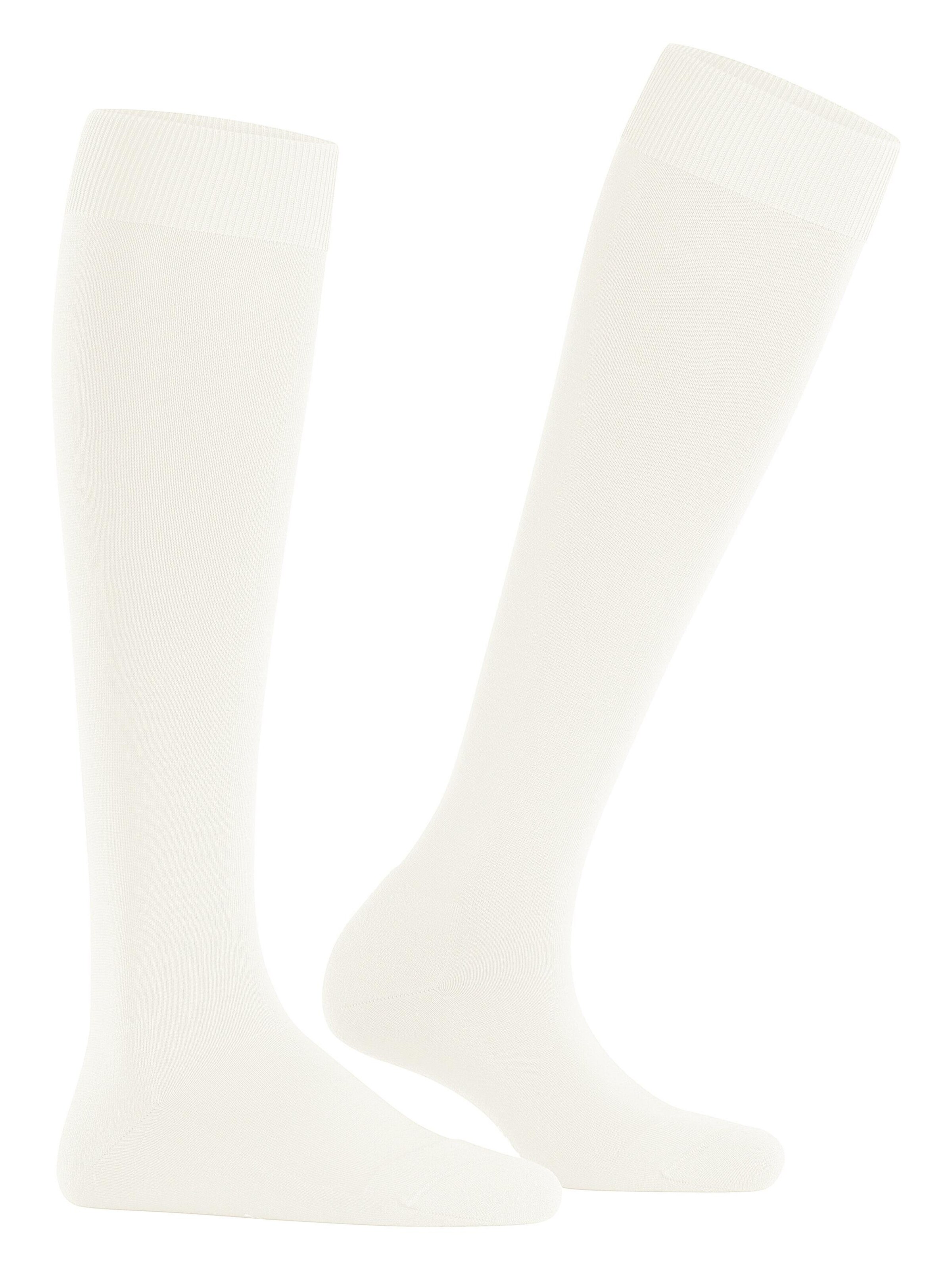 FALKE Knee High Socks 'ClimaWool' in White