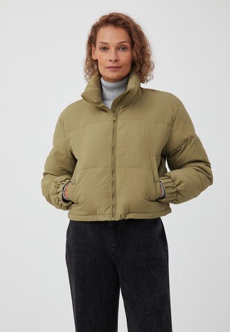 Finn Flare Between-season jacket in Green: front