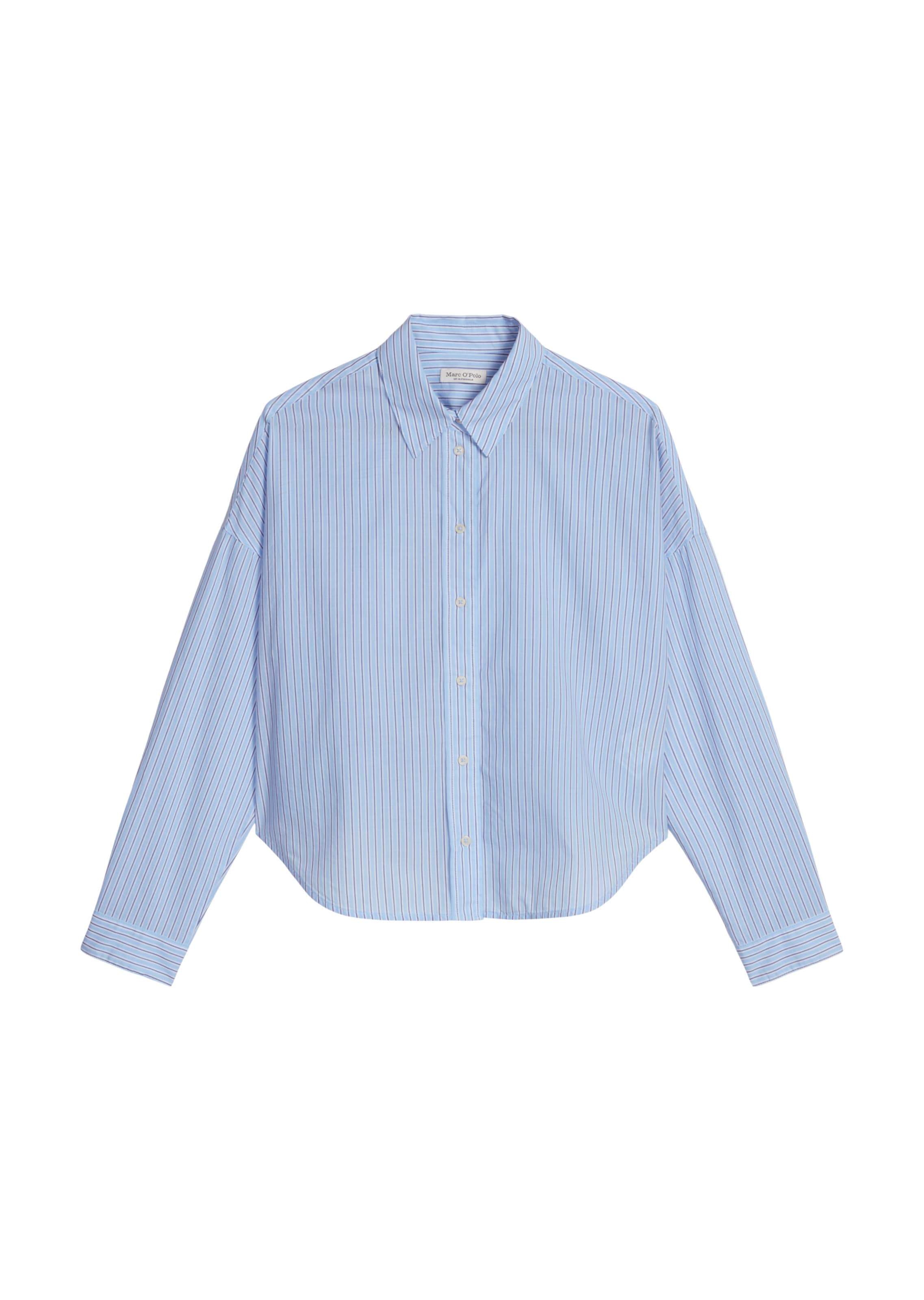Marc O'Polo Blouse in Blauw: voorkant