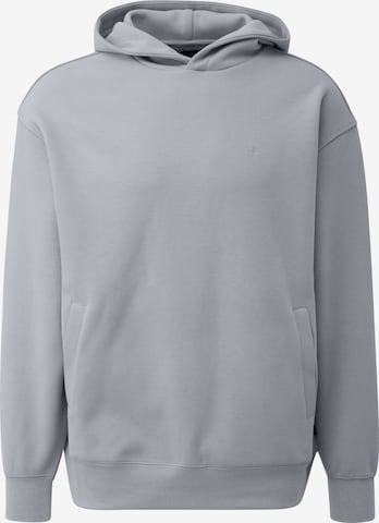 QS Sweatshirt in Grijs: voorkant