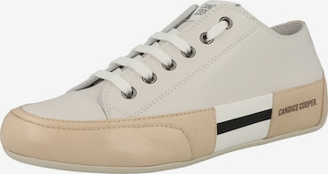 Baskets basses Candice Cooper en blanc : devant