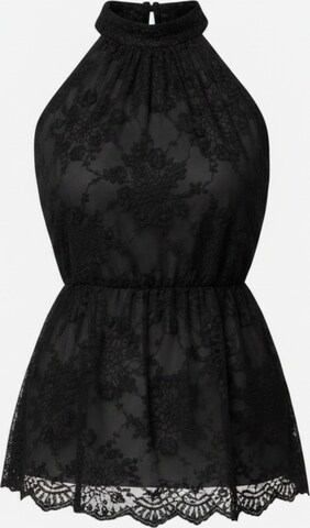 Haut 'Lace' WEARABLE STORIES en noir : devant