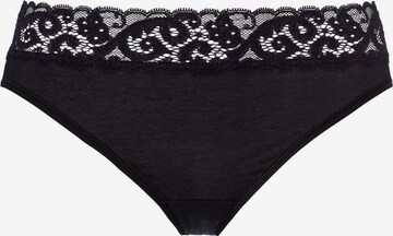 Hanro Panty ' Moments ' in Black: front