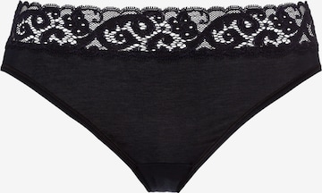 Hanro Panty ' Moments ' in Black: front