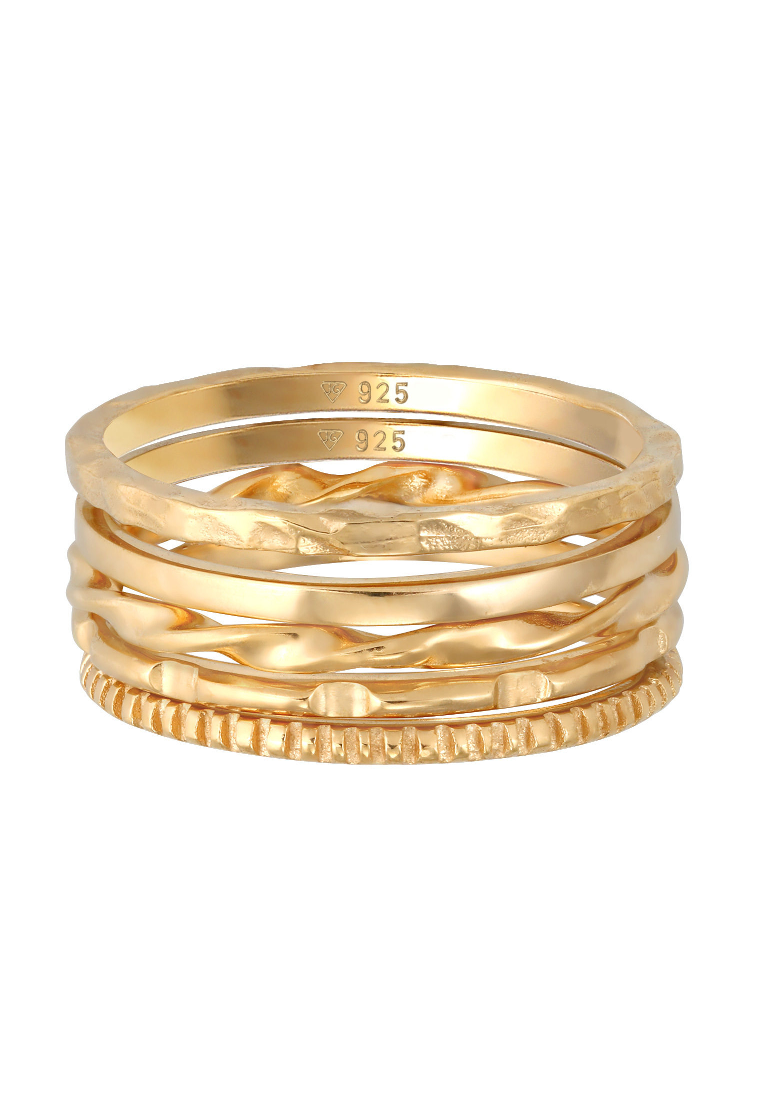 ELLI Ring Set in Gold 