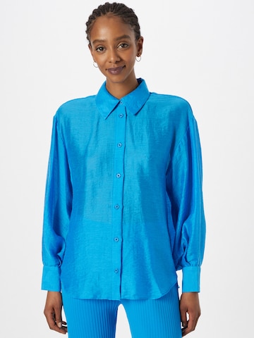 SECOND FEMALE Blouse 'Berut' in Blauw: voorkant