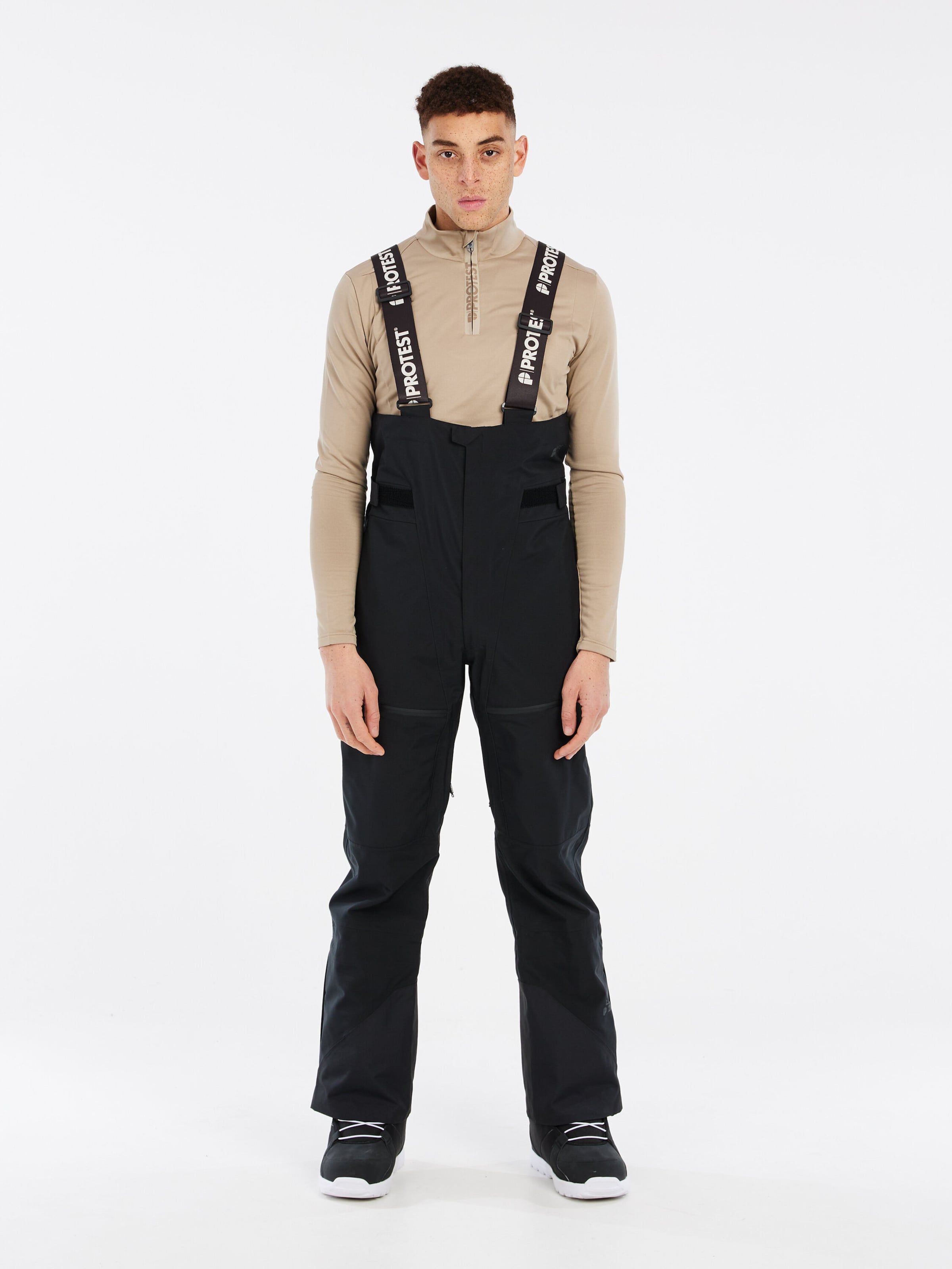 PROTEST Regular Sports trousers 'PRTBASE' in Black: front