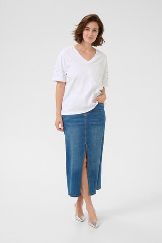 Kaffe - Camisa 'KABarnya' em branco