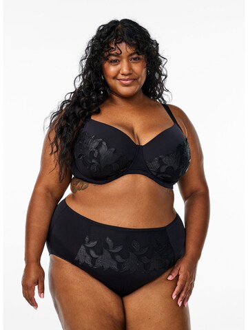 Devoted by Zizzi Slip 'Lani' in Schwarz: Vorderseite