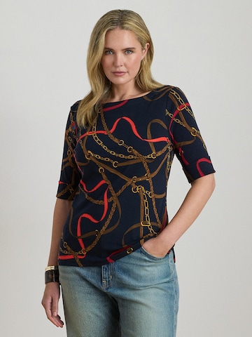 Maglietta 'JUDY' di Lauren Ralph Lauren Plus in blu: frontale