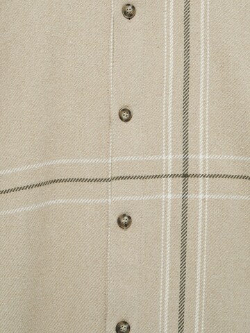 Pull&Bear Regular fit Button Up Shirt in Beige