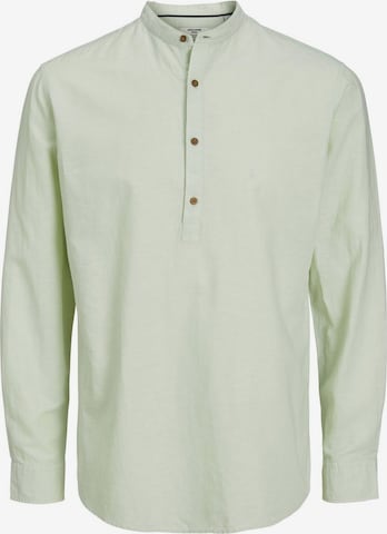 JACK & JONES Slim fit Button Up Shirt 'Summer' in Green: front
