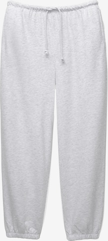 Pull&Bear Zwężany krój Spodnie w kolorze szary: przód