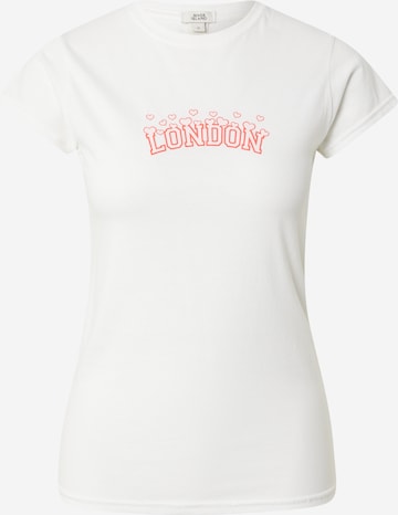 T-shirt 'LONDON' River Island en blanc : devant