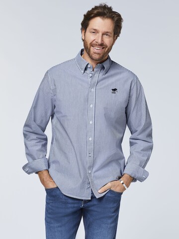 Polo Sylt Regular fit Button Up Shirt in Blue: front