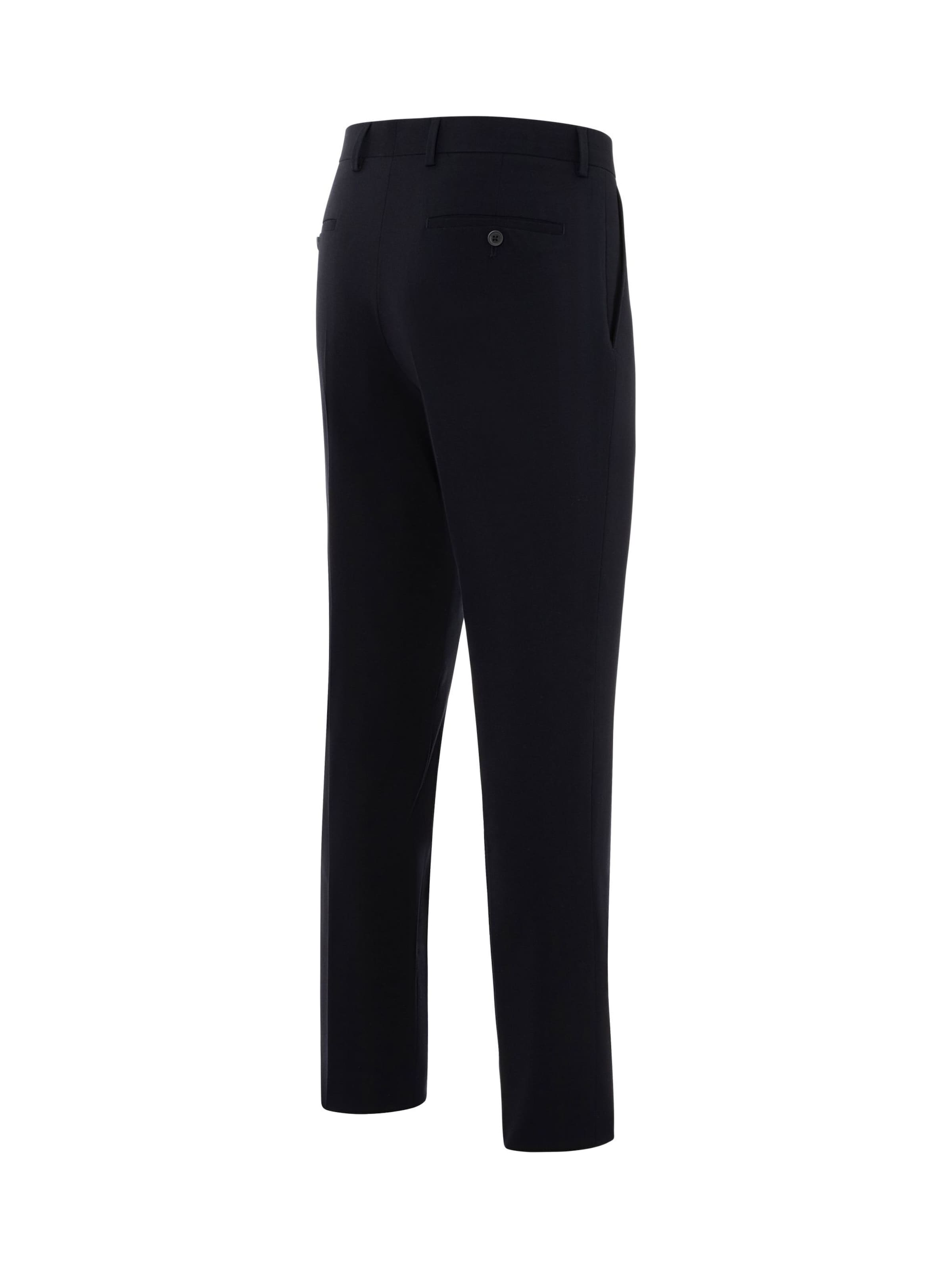 Coupe slim Pantalon à plis '3938-44026' Thomas Goodwin en bleu