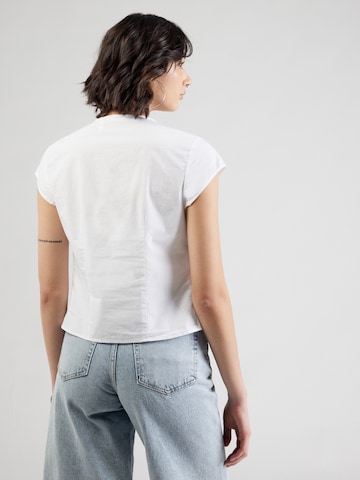 WEEKDAY Blouse 'Lizzard' in White