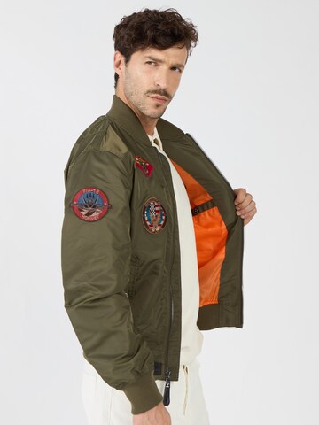 TOP GUN Bomberjacke ' TG2024001 ' in Grün