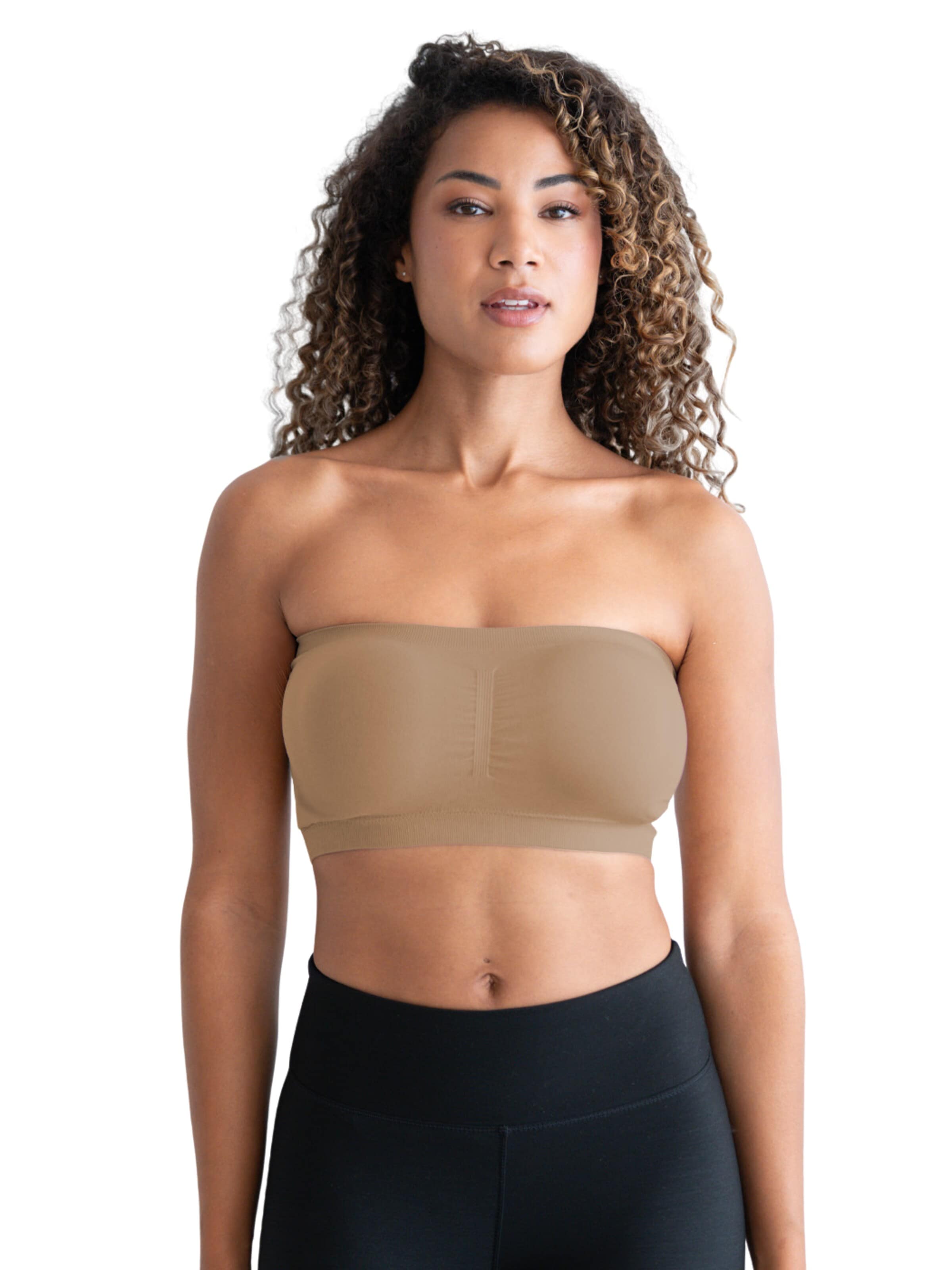 Bandeau Soutien-gorge 'Bandeau-BH' cfab (formerly creamy fabrics) en beige : devant