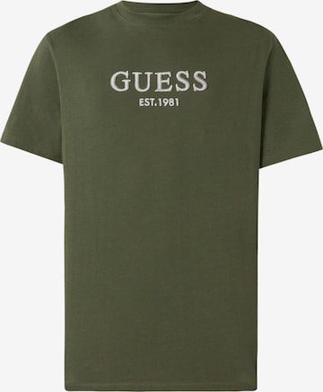 GUESS Футболка в Зеленый: спереди
