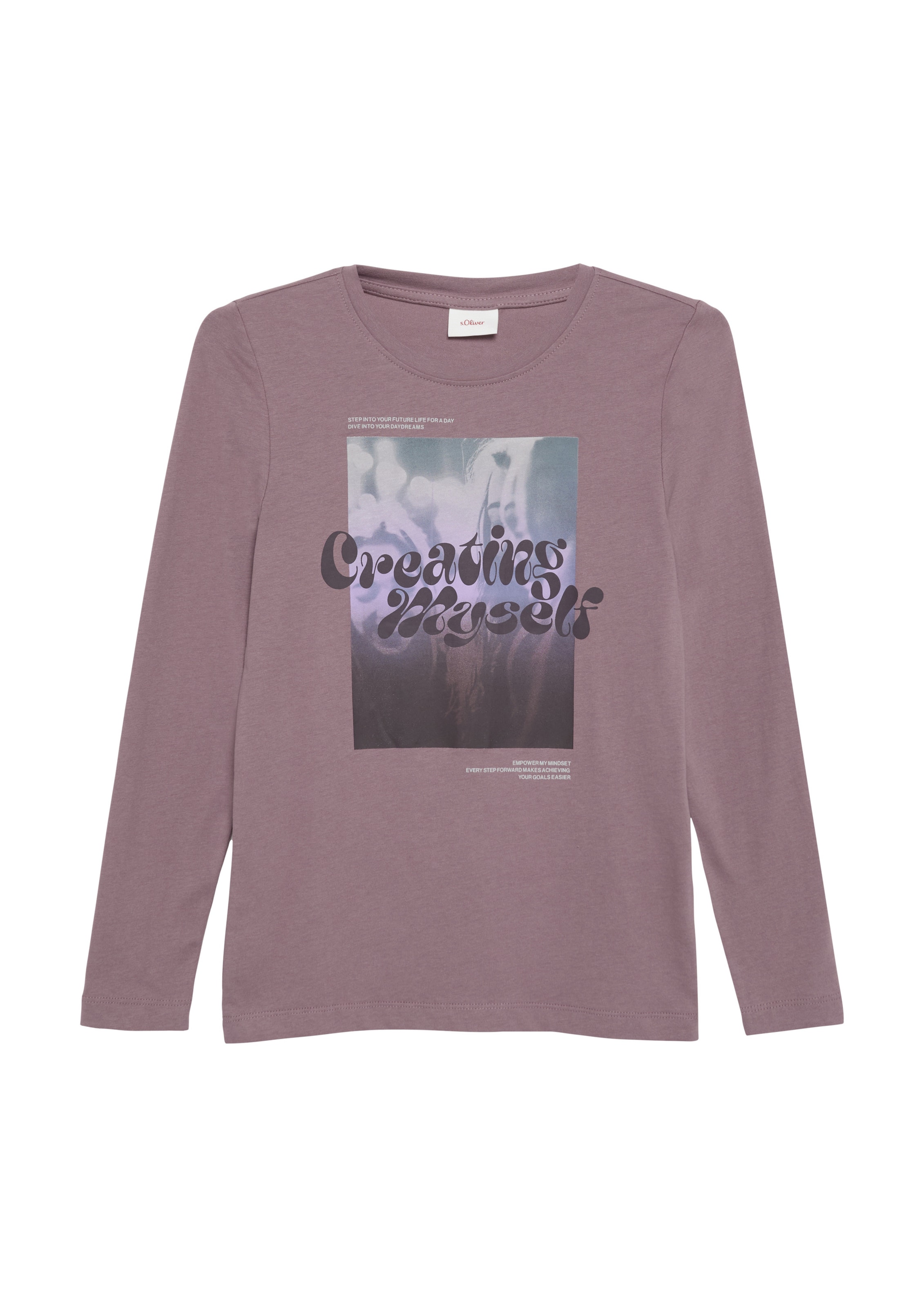 T-Shirt s.Oliver en violet : devant