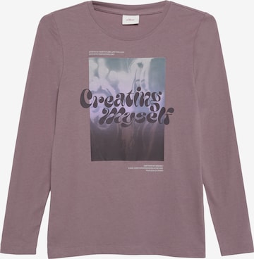 T-Shirt s.Oliver en violet : devant