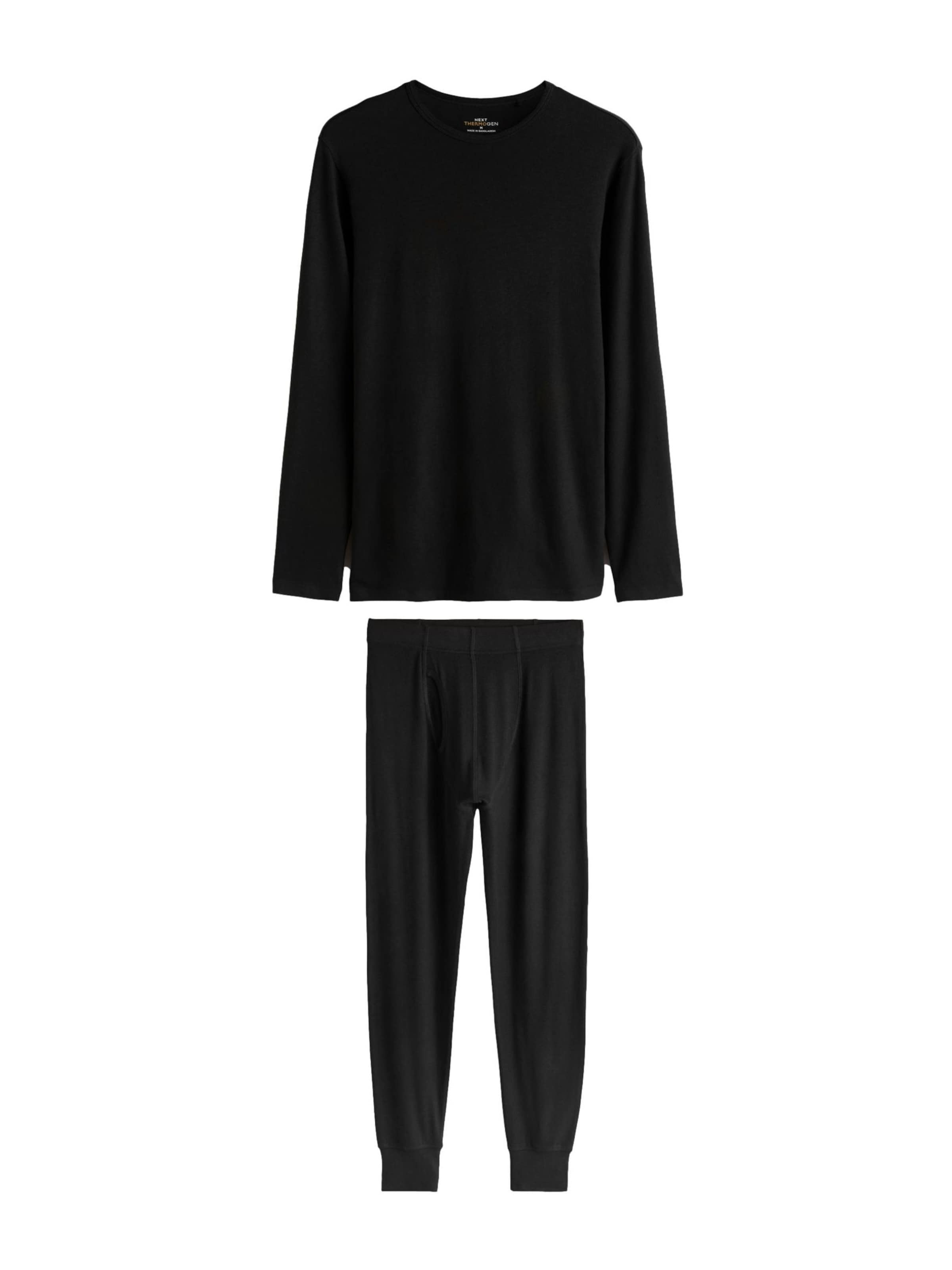 Next Pyjama lang in Zwart: voorkant