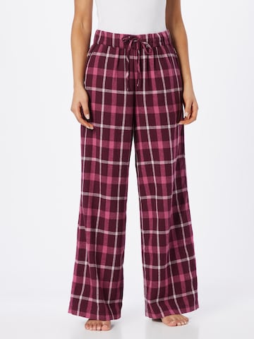 ESPRIT Pajama Pants in Red: front
