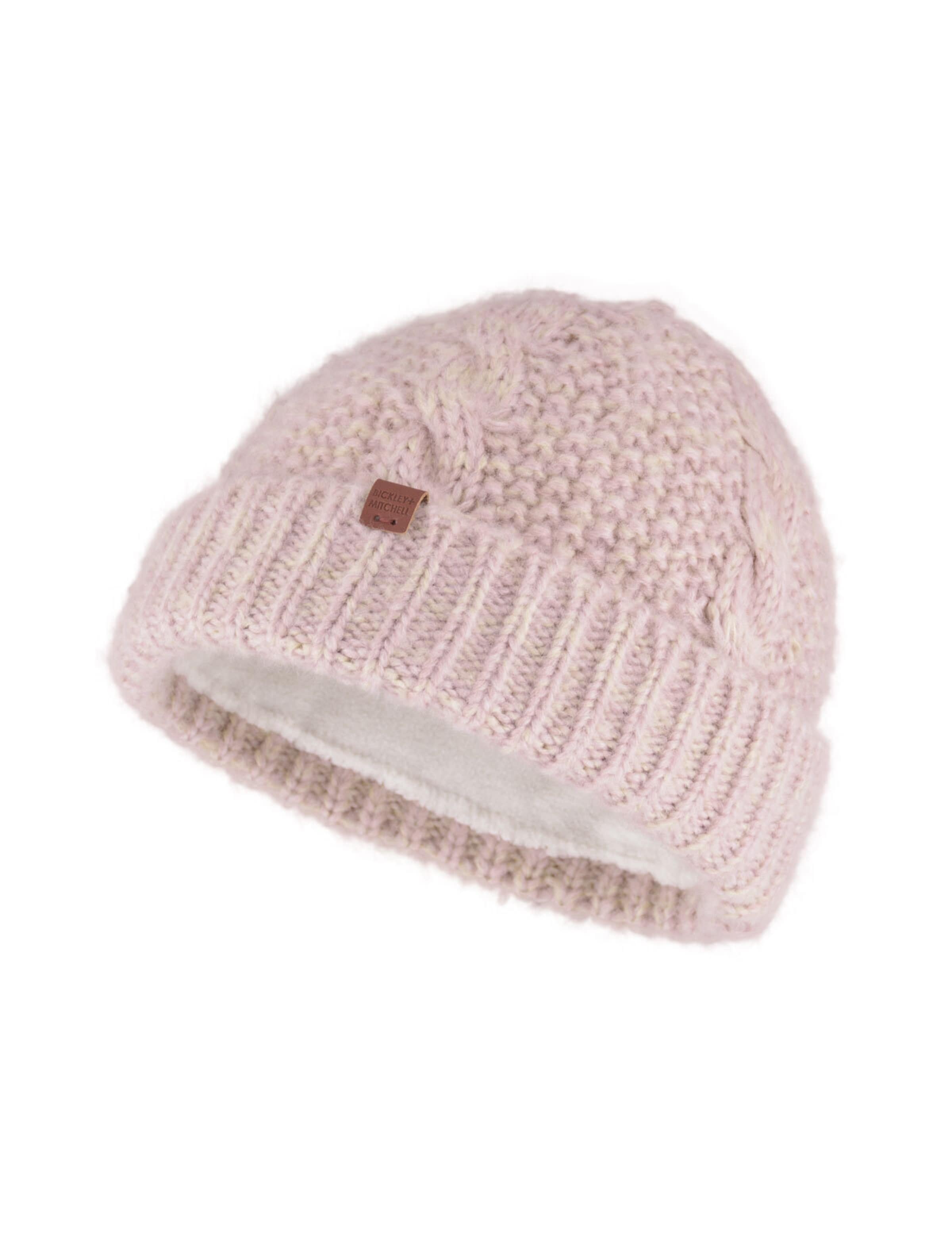 Bickley + Mitchell Czapka w kolorze różowy: przód