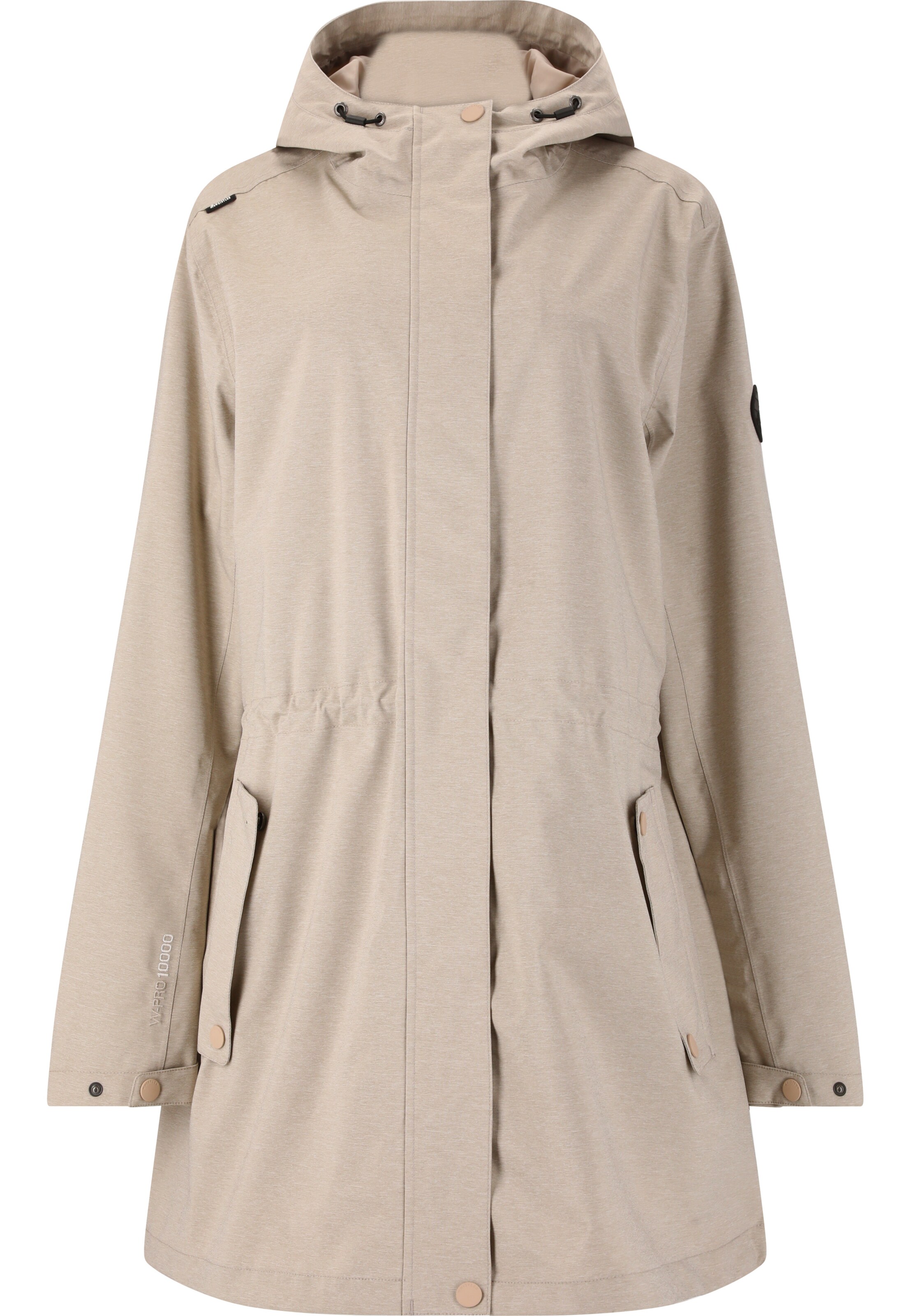 Whistler Regenjacke 'Aleia V2' in Beige: Vorderseite