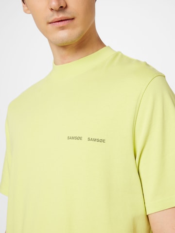 žalia Samsøe Samsøe Standartinis modelis Marškinėliai 'Norsbro'